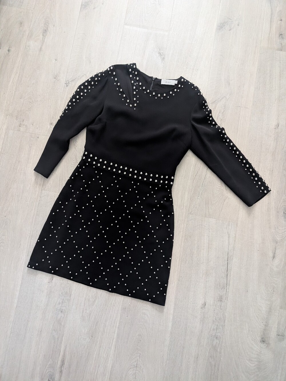 A.L.C. Black dress With Studs Worn 1x